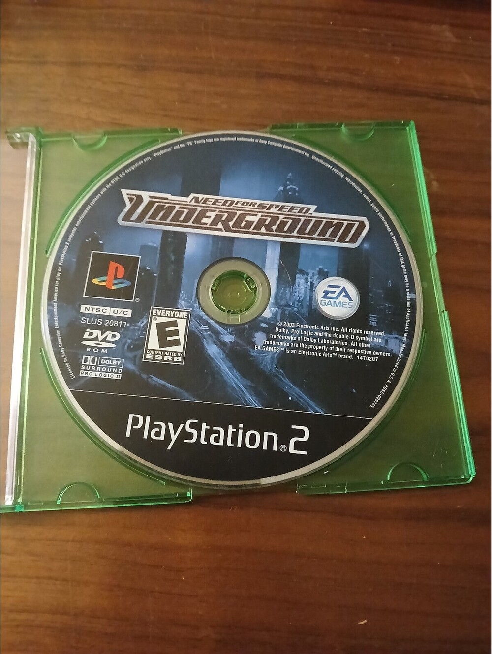 Need for Speed: Underground (Sony PlayStation 2, 2003)